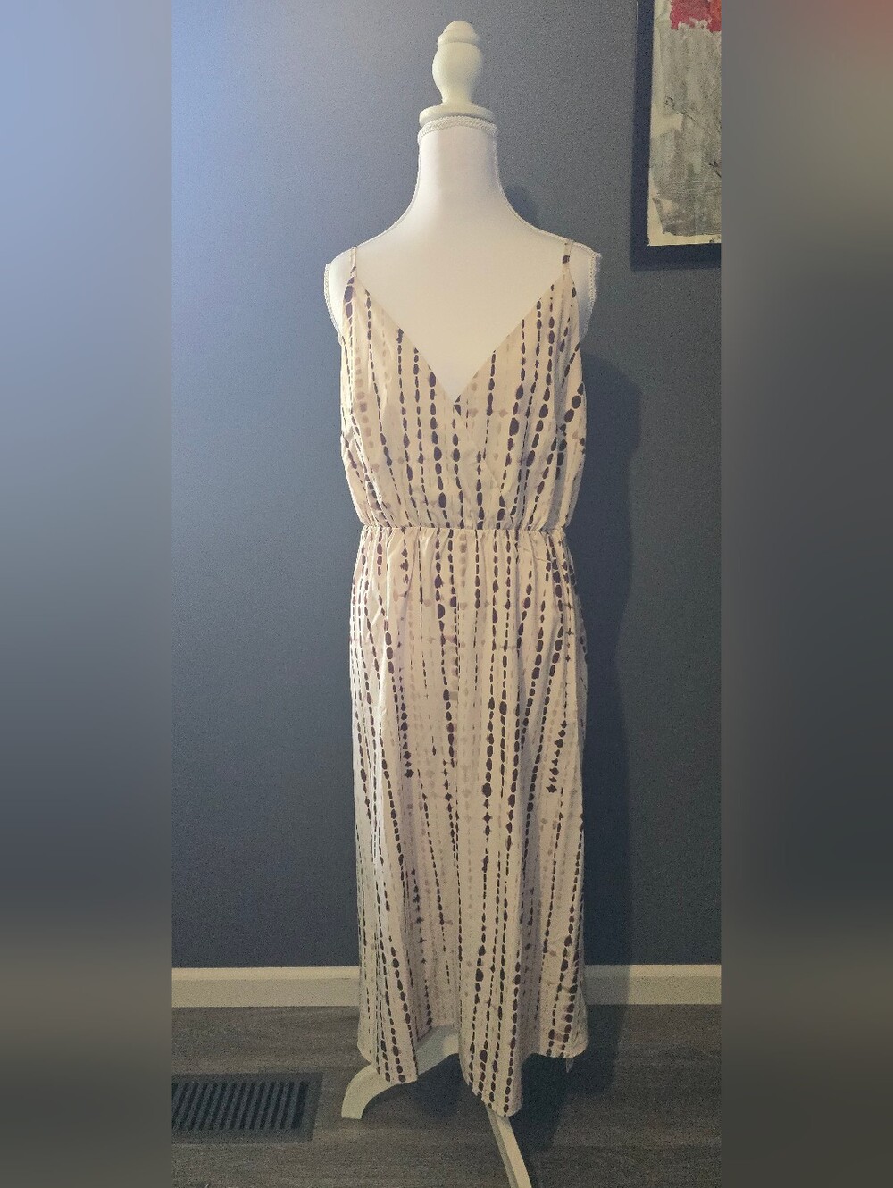 Cupshe Cream Summer Maxi Dress Coverup - Picture 2 of 7